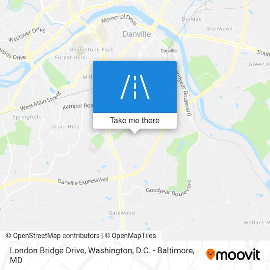 London Bridge Drive map