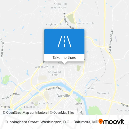 Cunningham Street map