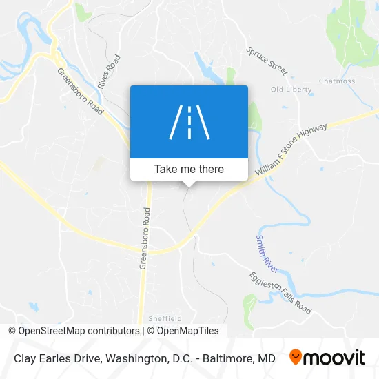Clay Earles Drive map