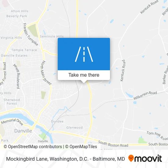 Mockingbird Lane map