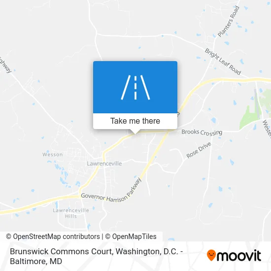 Brunswick Commons Court map