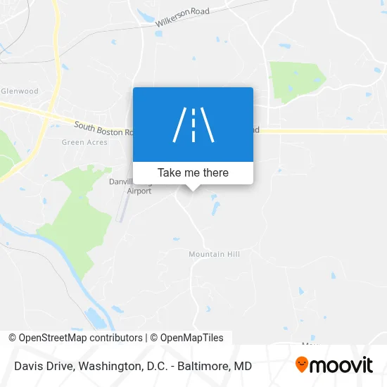 Davis Drive map