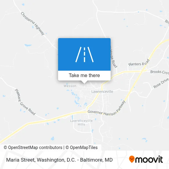 Maria Street map