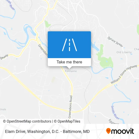 Elam Drive map