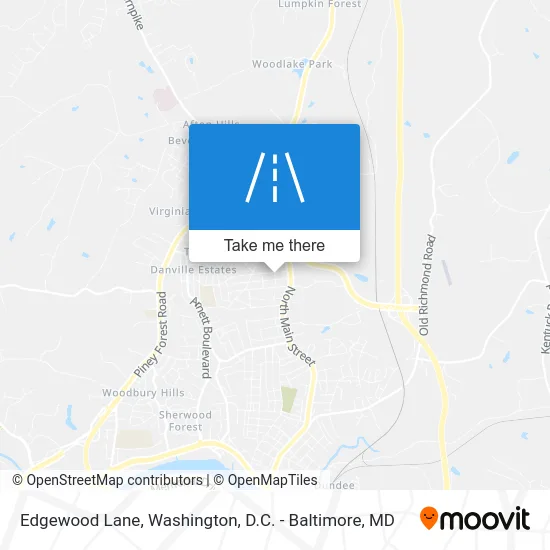 Edgewood Lane map
