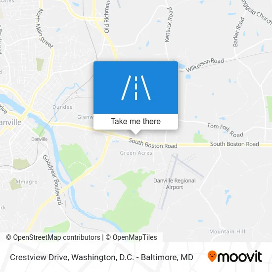 Crestview Drive map