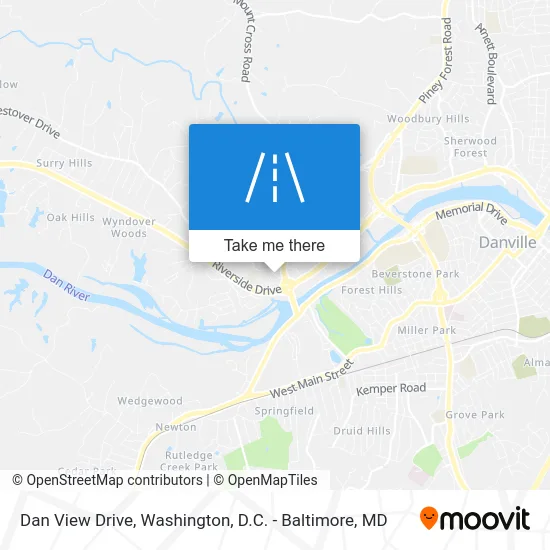 Dan View Drive map