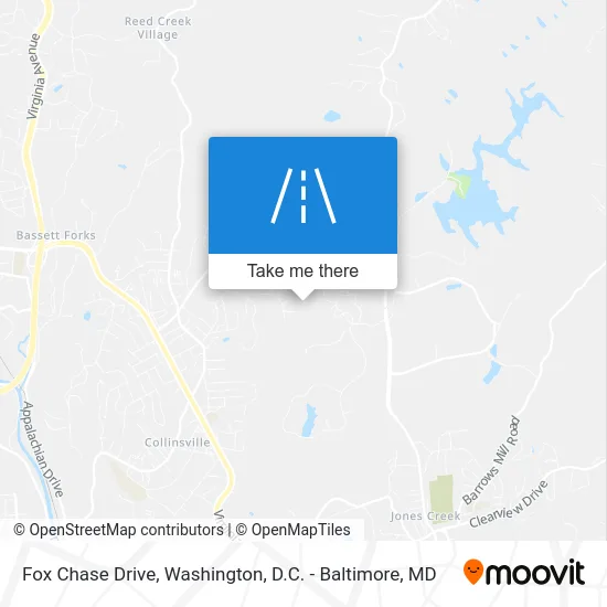 Fox Chase Drive map