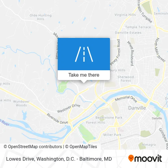Lowes Drive map