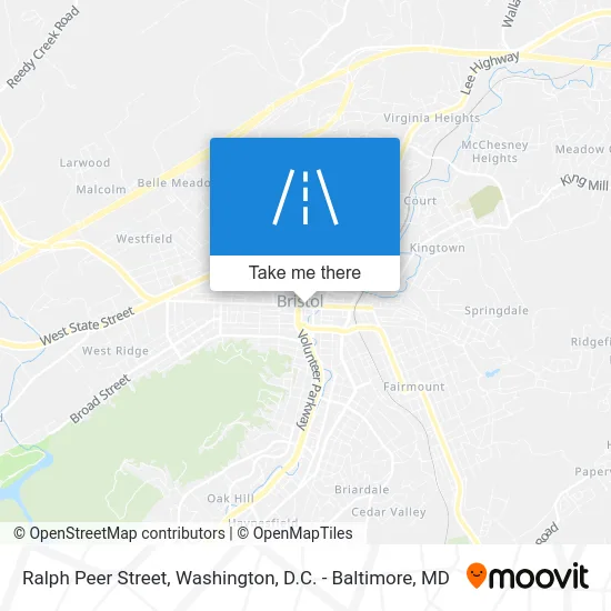 Ralph Peer Street map