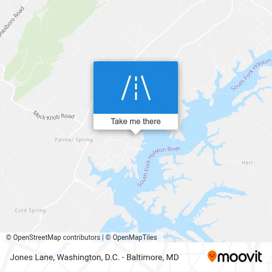 Jones Lane map