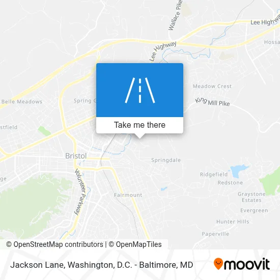 Jackson Lane map
