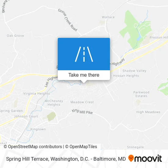 Spring Hill Terrace map