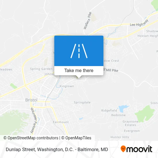 Dunlap Street map