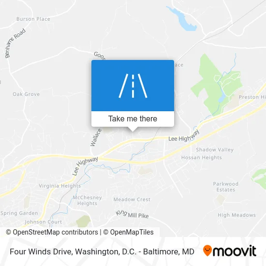 Four Winds Drive map