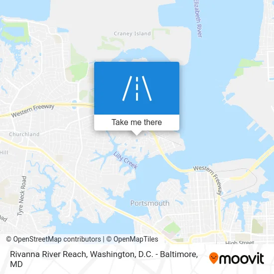 Rivanna River Reach map