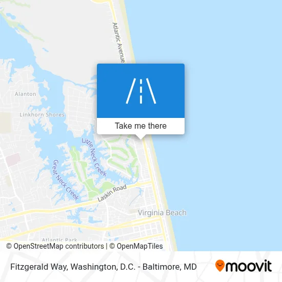 Fitzgerald Way map