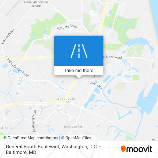 General Booth Boulevard map