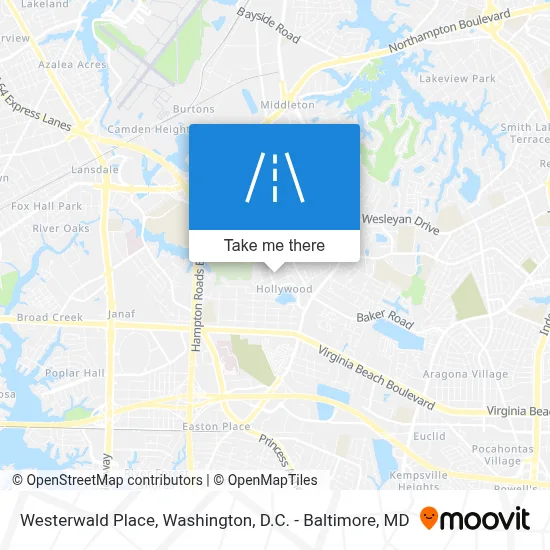 Westerwald Place map