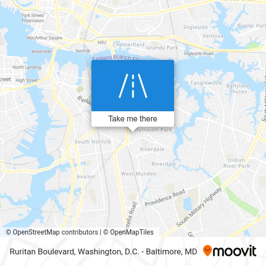 Ruritan Boulevard map