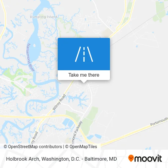 Holbrook Arch map