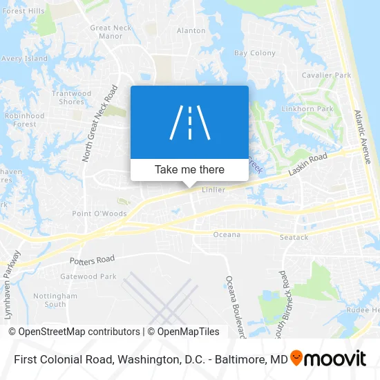 First Colonial Road map