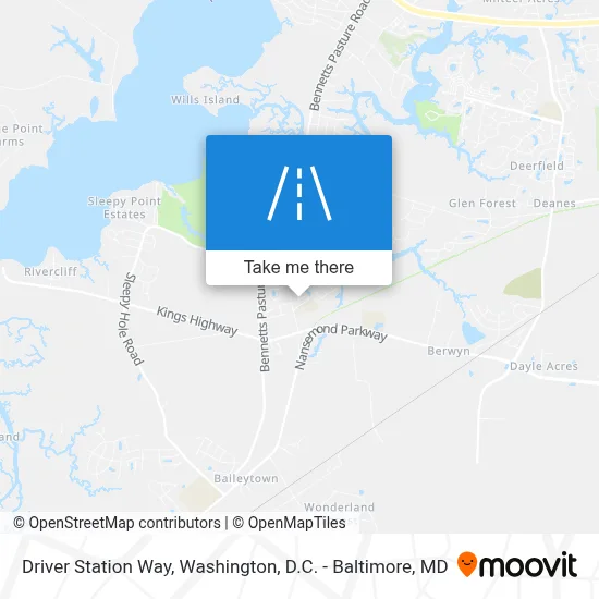 Driver Station Way map