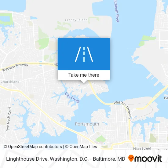 Linghthouse Drive map
