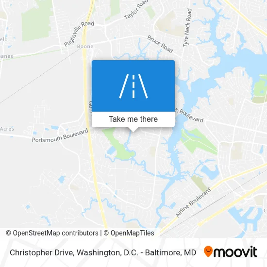 Christopher Drive map