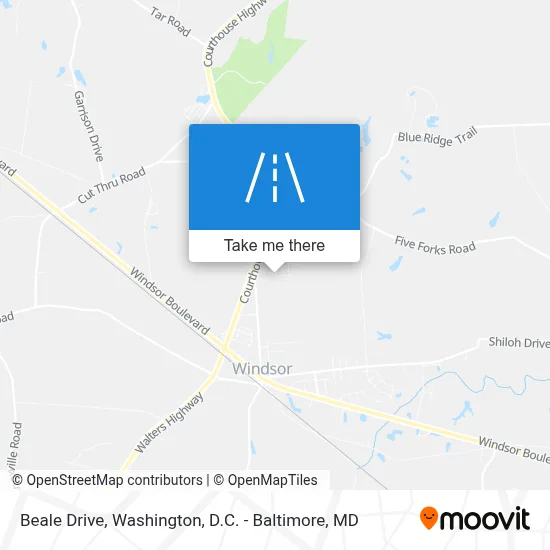 Beale Drive map