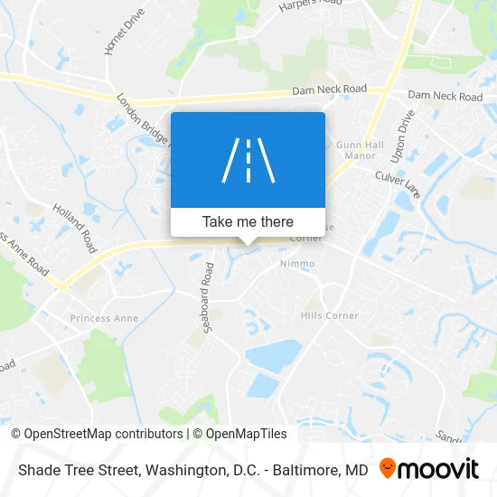 Shade Tree Street map