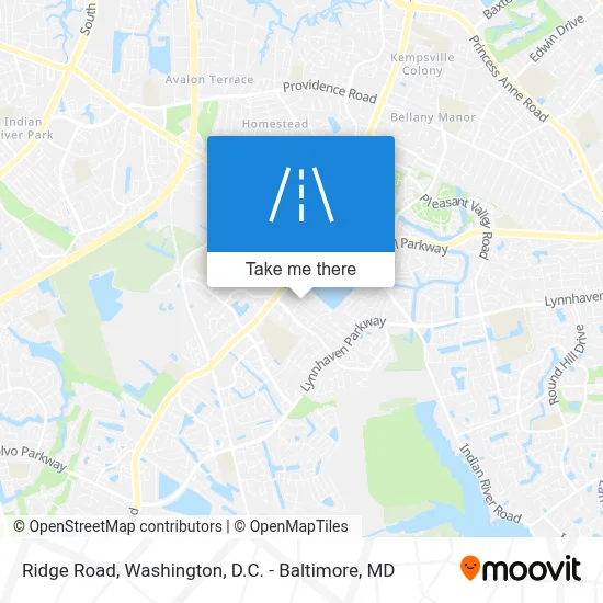 Ridge Road map