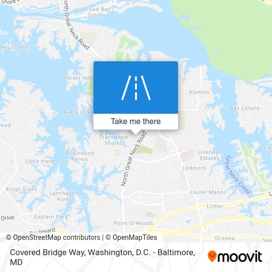 Covered Bridge Way map