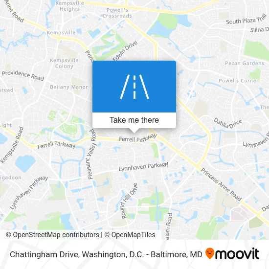 Chattingham Drive map
