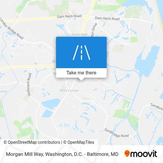 Morgan Mill Way map