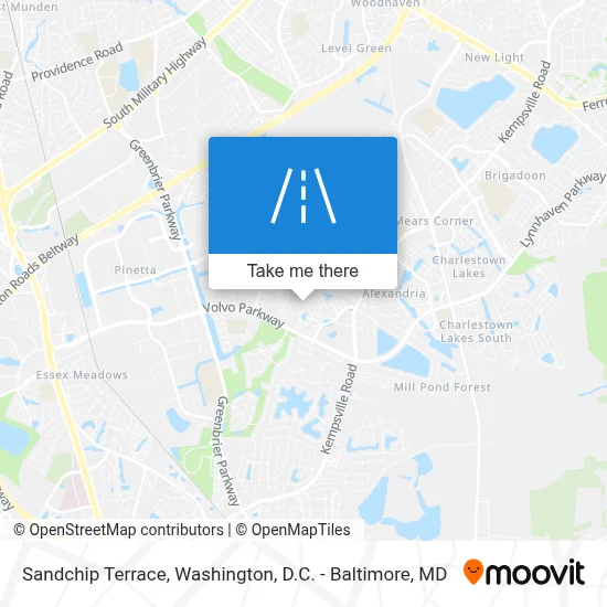 Sandchip Terrace map