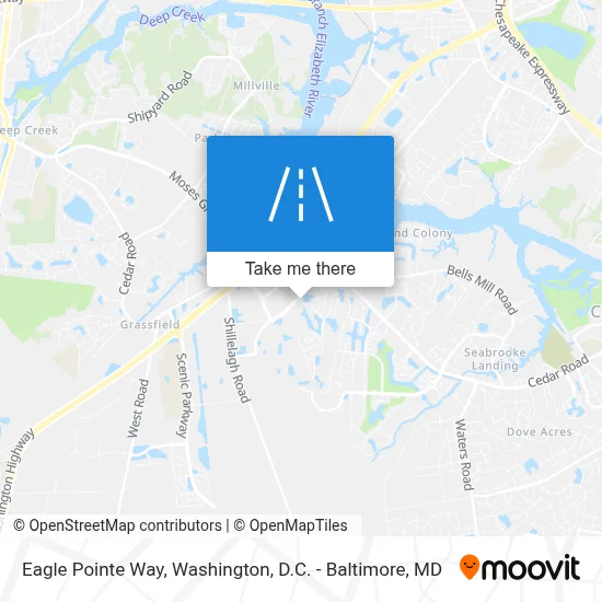 Eagle Pointe Way map