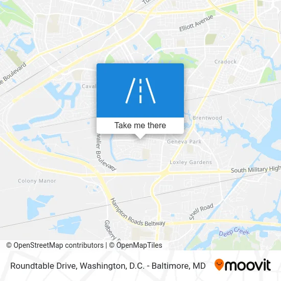 Roundtable Drive map
