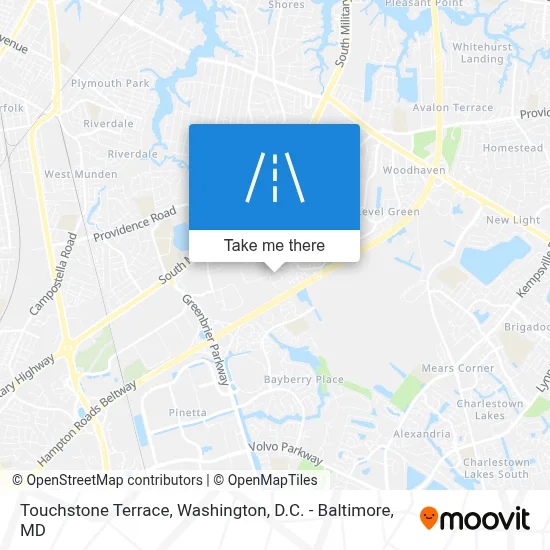 Touchstone Terrace map