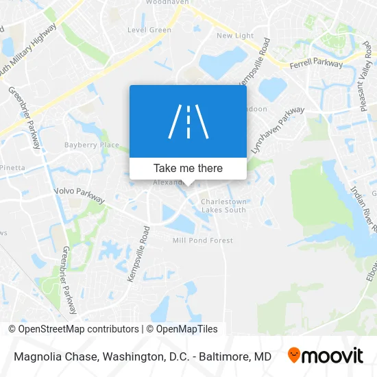Magnolia Chase map