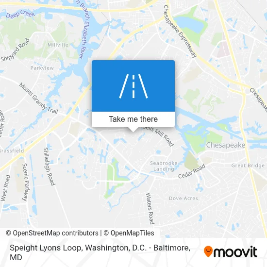 Speight Lyons Loop map