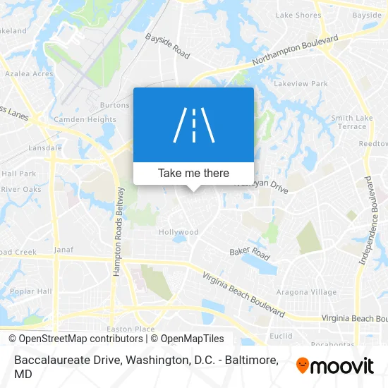 Baccalaureate Drive map