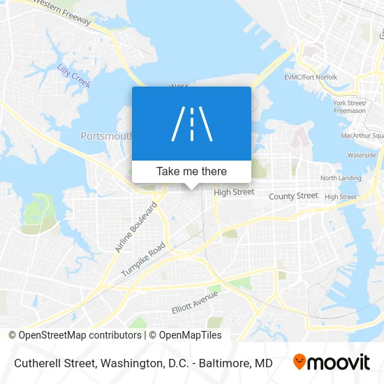 Cutherell Street map