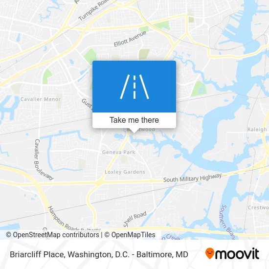Briarcliff Place map