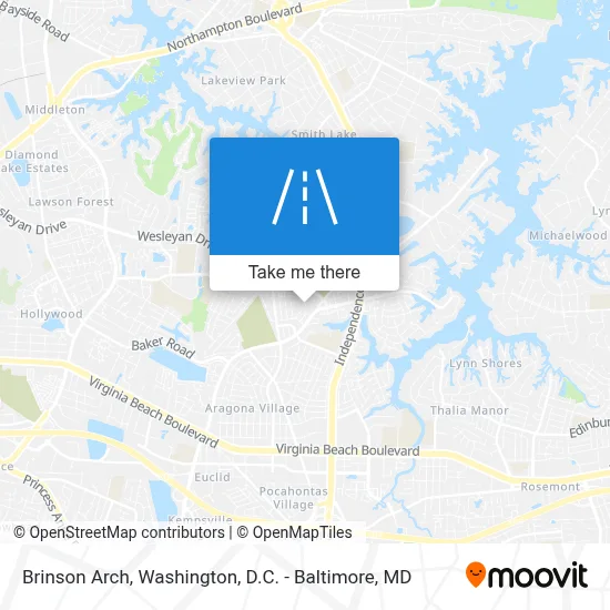 Brinson Arch map