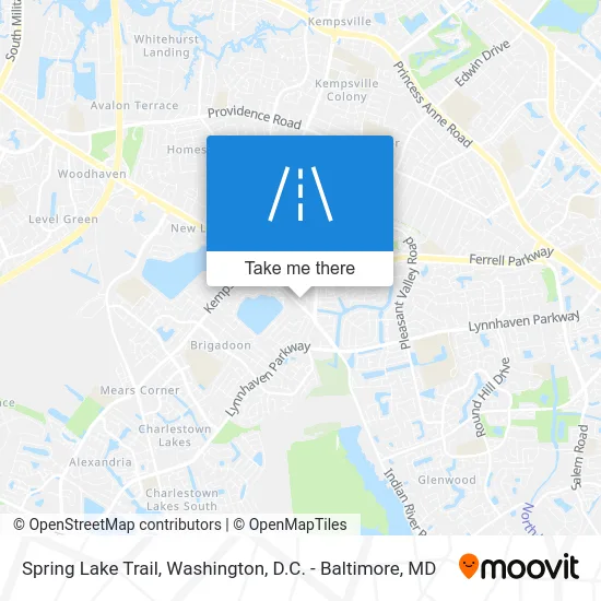 Spring Lake Trail map