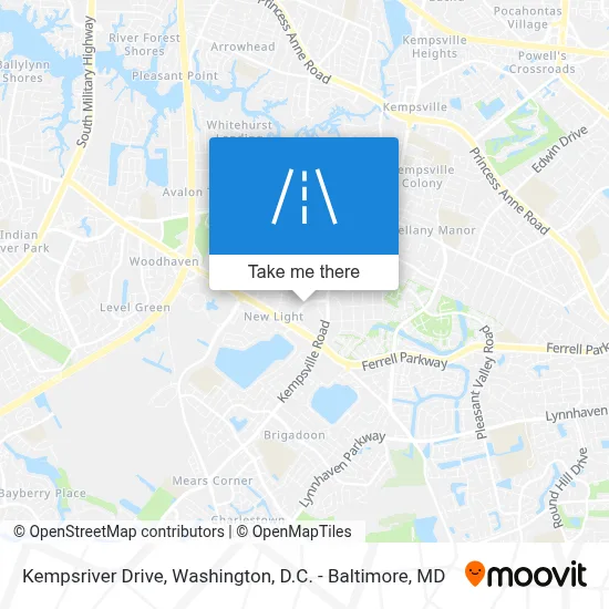 Kempsriver Drive map