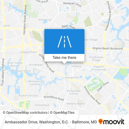 Ambassador Drive map