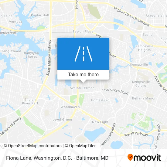 Fiona Lane map