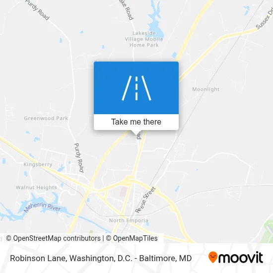 Robinson Lane map